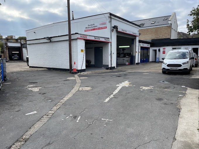 The outside of the Dundalk Motors premises.